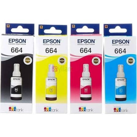 Encre Epson 664 / 003: Recharge Originale pour Epson EcoTank